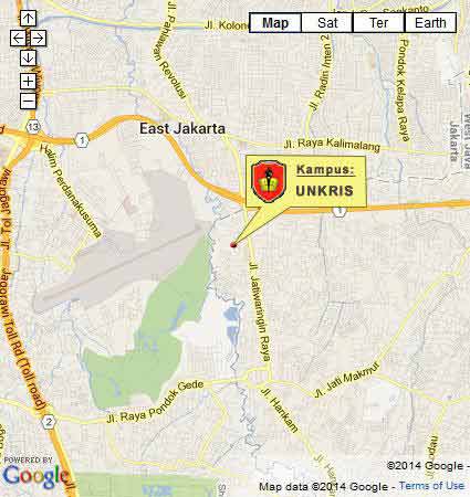 Lokasi Kampus MM UNKRIS Jakarta Executive Lecture Program P2k Nomor